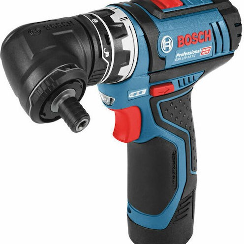 Bosch GSR 12V-15 FC Δραπανοκατσάβιδο Μπαταρίας 12V 2x2Ah