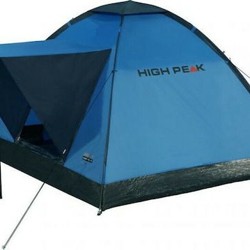 High Peak Beaver 3 Σκηνή Camping Igloo Μπλε 3 Εποχών για 3 Άτομα 200x180x120εκ.