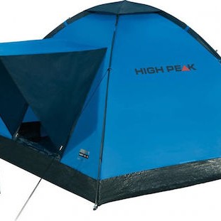 High Peak Beaver 3 Σκηνή Camping Igloo Μπλε 3 Εποχών για 3 Άτομα 200x180x120εκ.