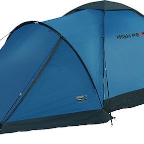 High Peak Ontario 3 Σκηνή Camping Τούνελ Μπλε 3 Εποχών για 3 Άτομα 180x205x120εκ.