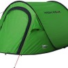 High Peak Vision 2 Σκηνή Camping Pop Up Πράσινη 3 Εποχών για 2 Άτομα 235x140x100εκ.