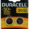 Duracell Long Lasting Power Μπαταρίες Λιθίου Ρολογιών CR2032 3V 2τμχ