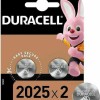 Duracell Long Lasting Power Μπαταρίες Λιθίου Ρολογιών CR2025 3V 2τμχ