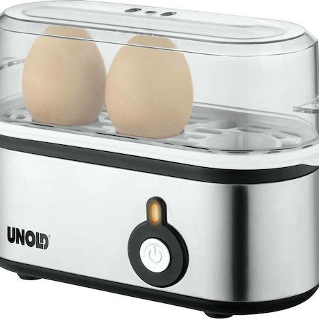 Unold Βραστήρας Αυγών 3 Θέσεων 210W Ασημί