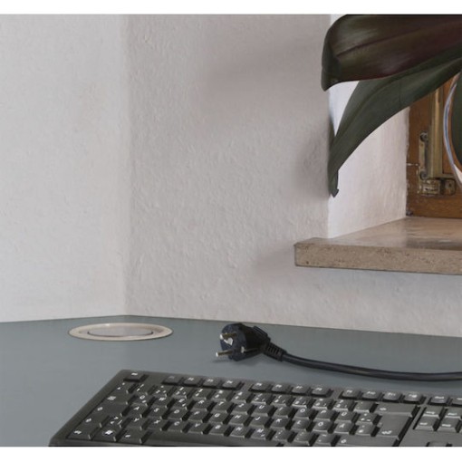 Brennenstuhl Tower 3 Πολύπριζο Ασφαλείας 3 Θέσεων με Διακόπτη και Καλώδιο 2m