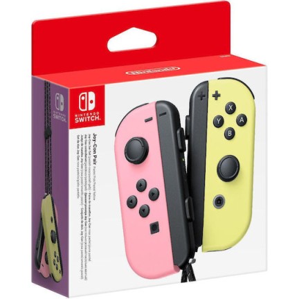 Nintendo Joy-Con Set Ασύρματο Gamepad για Switch Pink / Pastel Yellow