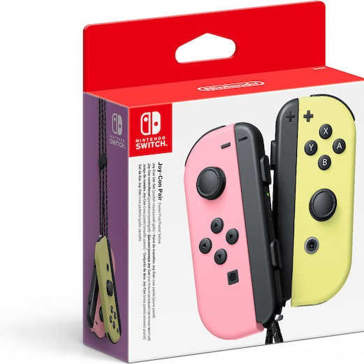 Nintendo Joy-Con Set Ασύρματο Gamepad για Switch Pink / Pastel Yellow