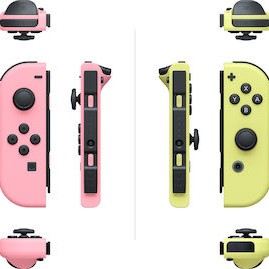 Nintendo Joy-Con Set Ασύρματο Gamepad για Switch Pink / Pastel Yellow