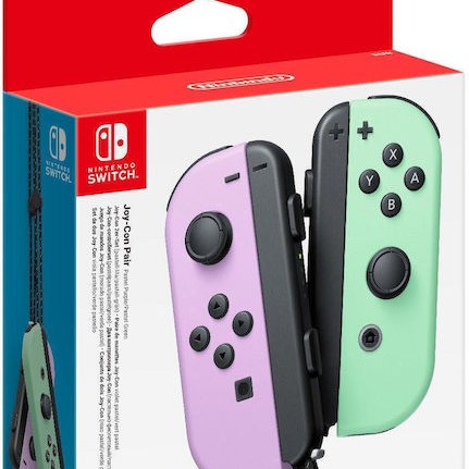 Nintendo Joy-Con Set Ασύρματο Gamepad για Switch Purple / Pastel Green