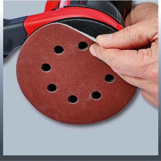 Einhell TE-RS 18 Li Solo Έκκεντρο Τριβείο 125mm Μπαταρίας 18V Solo με Ρύθμιση Ταχύτητας και με Σύστημα Αναρρόφησης