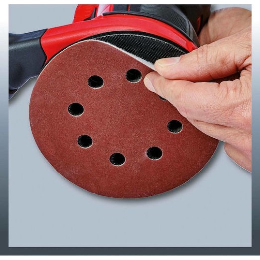 Einhell TE-RS 18 Li Solo Έκκεντρο Τριβείο 125mm Μπαταρίας 18V Solo με Ρύθμιση Ταχύτητας και με Σύστημα Αναρρόφησης