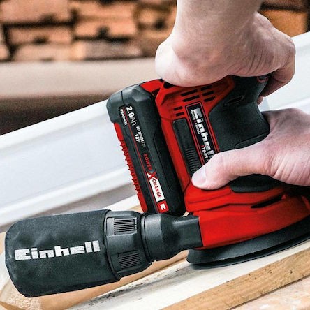Einhell TE-RS 18 Li Solo Έκκεντρο Τριβείο 125mm Μπαταρίας 18V Solo με Ρύθμιση Ταχύτητας και με Σύστημα Αναρρόφησης