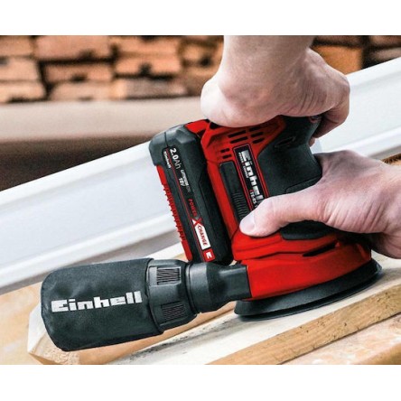 Einhell TE-RS 18 Li Solo Έκκεντρο Τριβείο 125mm Μπαταρίας 18V Solo με Ρύθμιση Ταχύτητας και με Σύστημα Αναρρόφησης