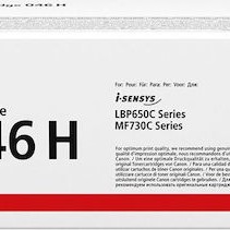 Canon 046H Γνήσιο Toner Laser Εκτυπωτή Μαύρο High Capacity 6300 Σελίδων (1254C002)