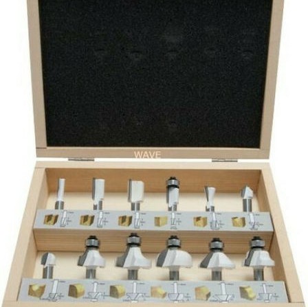 Makita Σετ Φρέζες για Ξύλο 8mm 12τμχ