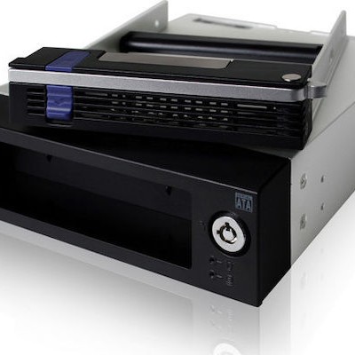 Icy Dock DataCage DataCage Basic 3.5 inch Hot-Swap SATA/SAS HDD Mobile Rack Backplane Cage for External 5.25 Inch Drive Bay Μαύρο (MB876SK-B)