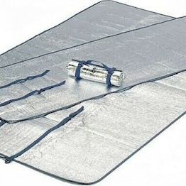 High Peak Alu Mat Duo Αφρώδες Ημίδιπλο Υπόστρωμα Camping 190x120cm Πάχους 0.2cm Γκρι