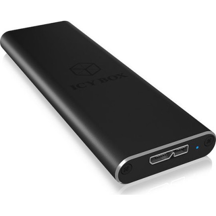 Icy Box Θήκη για Σκληρό Δίσκο M.2 SATA III με σύνδεση USB 3.0