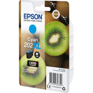 Epson 202XL Γνήσιο Μελάνι Εκτυπωτή InkJet Κυανό (C13T02H24010)