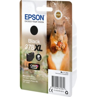 Epson 378XL Γνήσιο Μελάνι Εκτυπωτή InkJet Μαύρο (C13T37914010)