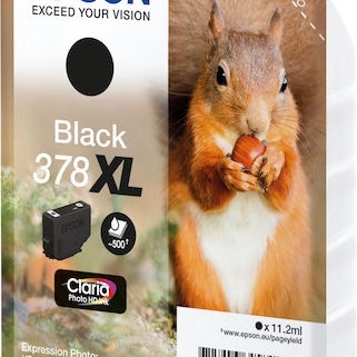 Epson 378XL Γνήσιο Μελάνι Εκτυπωτή InkJet Μαύρο (C13T37914010)