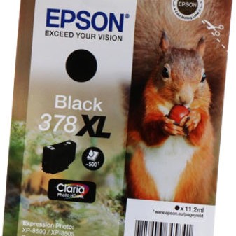 Epson 378XL Γνήσιο Μελάνι Εκτυπωτή InkJet Μαύρο (C13T37914010)