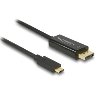 DeLock Regular USB 3.1 Cable USB-C male - DisplayPort Male Μαύρο 3m (85257)