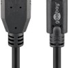 Goobay USB 3.0 Cable USB-C male - USB-A 15W Μαύρο 2m (71221)