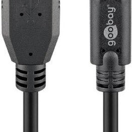 Goobay USB 3.0 Cable USB-C male - USB-A 15W Μαύρο 2m (71221)