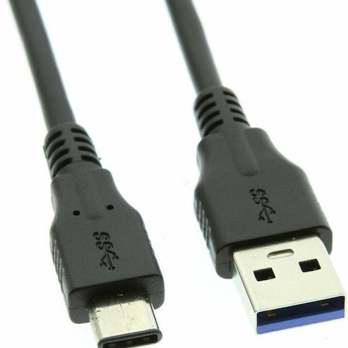 Goobay USB 3.0 Cable USB-C male - USB-A 15W Μαύρο 2m (71221)