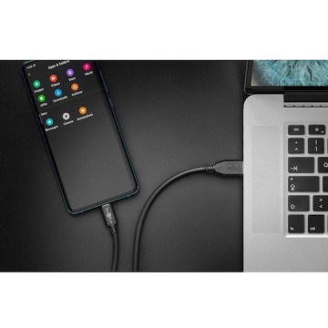Goobay USB 3.0 Cable USB-C male - USB-A 15W Μαύρο 2m (71221)