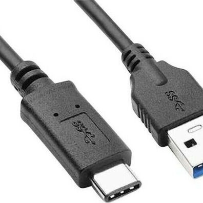 Goobay Regular USB 3.0 Cable USB-C male - USB-A male Μαύρο 1m (67890)