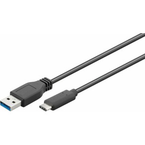 Goobay USB 3.0 Cable USB-C male - USB-A 15W Μαύρο 3m (73141)