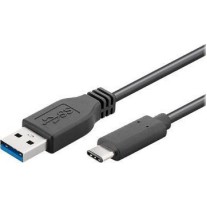 Goobay USB 3.0 Cable USB-C male - USB-A 15W Μαύρο 3m (73141)