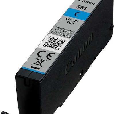 Canon CLI-581 Γνήσιο Μελάνι Εκτυπωτή InkJet Κυανό (2103C001)