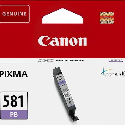 Canon CLI-581 Γνήσιο Μελάνι Εκτυπωτή InkJet Photo Μπλε (2107C001)