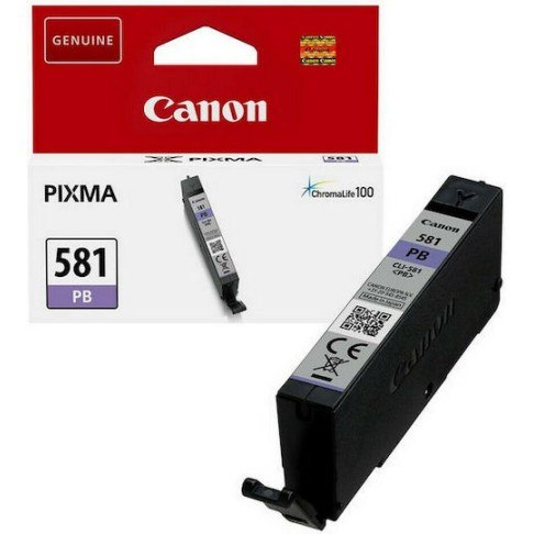 Canon CLI-581 Γνήσιο Μελάνι Εκτυπωτή InkJet Photo Μπλε (2107C001)