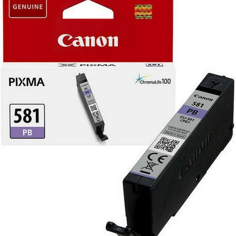 Canon CLI-581 Γνήσιο Μελάνι Εκτυπωτή InkJet Photo Μπλε (2107C001)