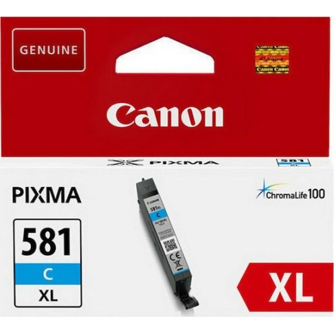 Canon CLI-581XL Γνήσιο Μελάνι Εκτυπωτή InkJet Κυανό (2049C001)