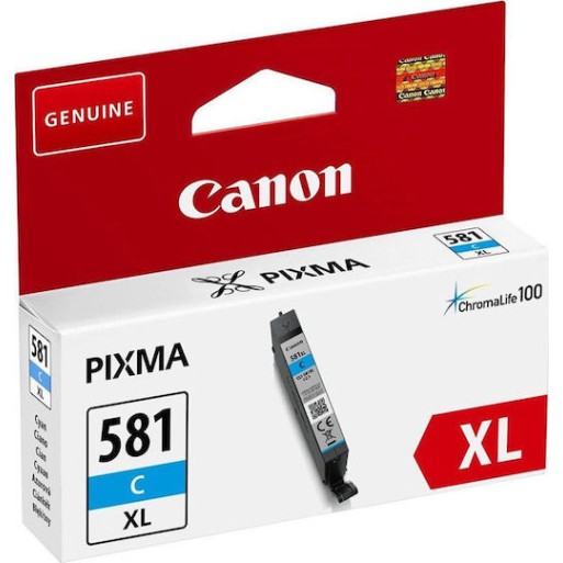 Canon CLI-581XL Γνήσιο Μελάνι Εκτυπωτή InkJet Κυανό (2049C001)