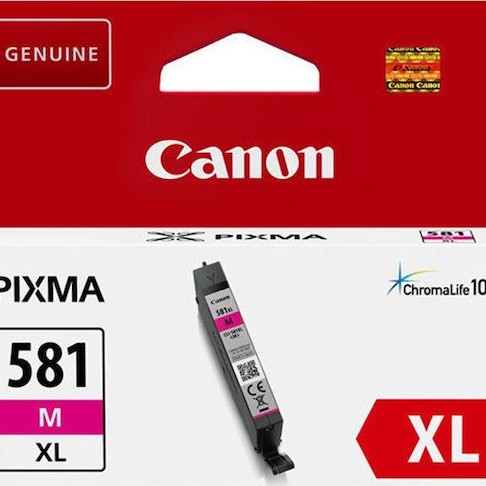 Canon CLI-581XL Γνήσιο Μελάνι Εκτυπωτή InkJet Ματζέντα (2050C001)