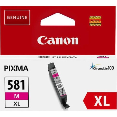 Canon CLI-581XL Γνήσιο Μελάνι Εκτυπωτή InkJet Ματζέντα (2050C001)