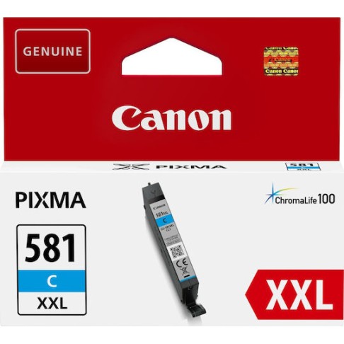 Canon CLI-581XXL Γνήσιο Μελάνι Εκτυπωτή InkJet Κυανό (1995C001)