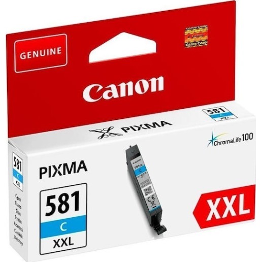Canon CLI-581XXL Γνήσιο Μελάνι Εκτυπωτή InkJet Κυανό (1995C001)