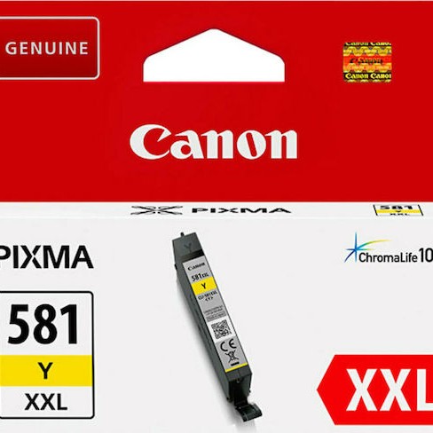 Canon CLI-581XXL Γνήσιο Μελάνι Εκτυπωτή InkJet Κίτρινο (1997C001)
