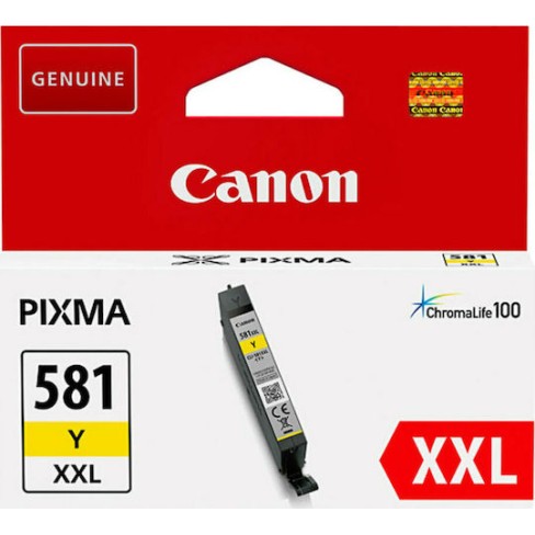 Canon CLI-581XXL Γνήσιο Μελάνι Εκτυπωτή InkJet Κίτρινο (1997C001)