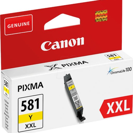 Canon CLI-581XXL Γνήσιο Μελάνι Εκτυπωτή InkJet Κίτρινο (1997C001)