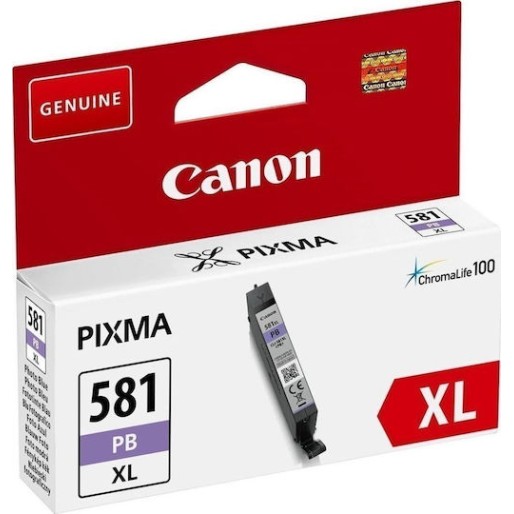 Canon CLI-581XXL Γνήσιο Μελάνι Εκτυπωτή InkJet Photo Μπλε (1999C001)