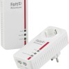 AVM Fritz!Powerline 1260E Powerline Διπλού Kit για Ασύρματη Σύνδεση Wi‑Fi 5 με Passthrough Πρίζα και 2 Θύρες Gigabit Ethernet