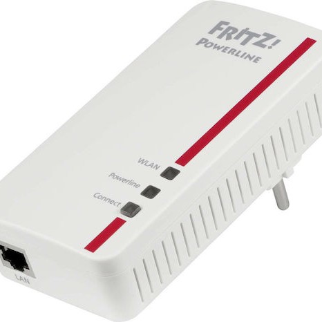 AVM Fritz!Powerline 1260E Powerline για Ασύρματη Σύνδεση Wi‑Fi 5 και 2 Θύρες Gigabit Ethernet